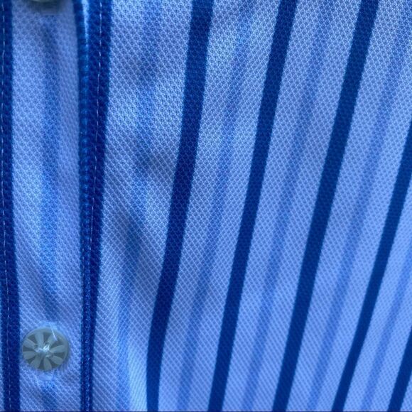 Buki Button Down Striped 3/4 Sleeve Blouse M NWT - Picture 11 of 15